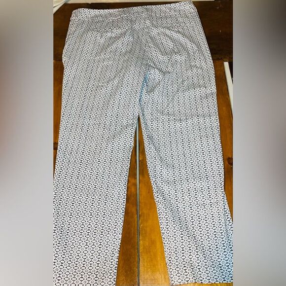 Jones New York Pants Black/White Patterned Pants size 14 - Picture 5 of 5